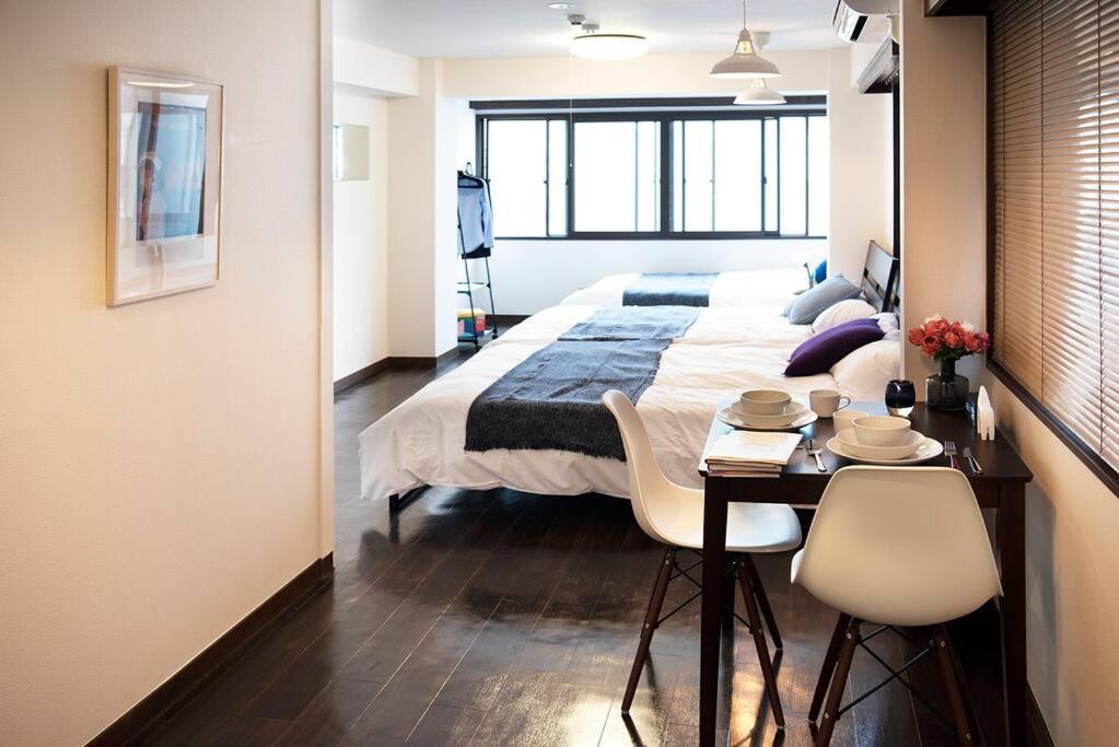 Apartamento ③2station To Shinjuku. 3 Double Beds. Specious 45㎡ Tóquio